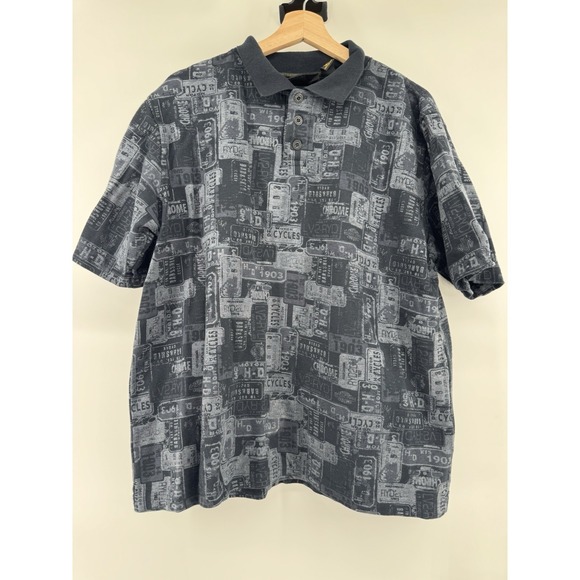 Harley-Davidson Other - VINTAGE Harley Davidson Polo Shirt Men's Large